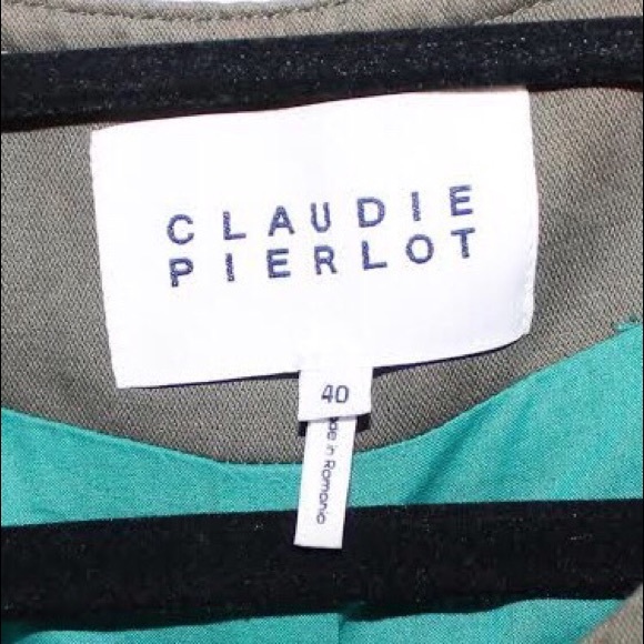 Green Claudie Pierlot Utility Jacket - Picture 4 of 4